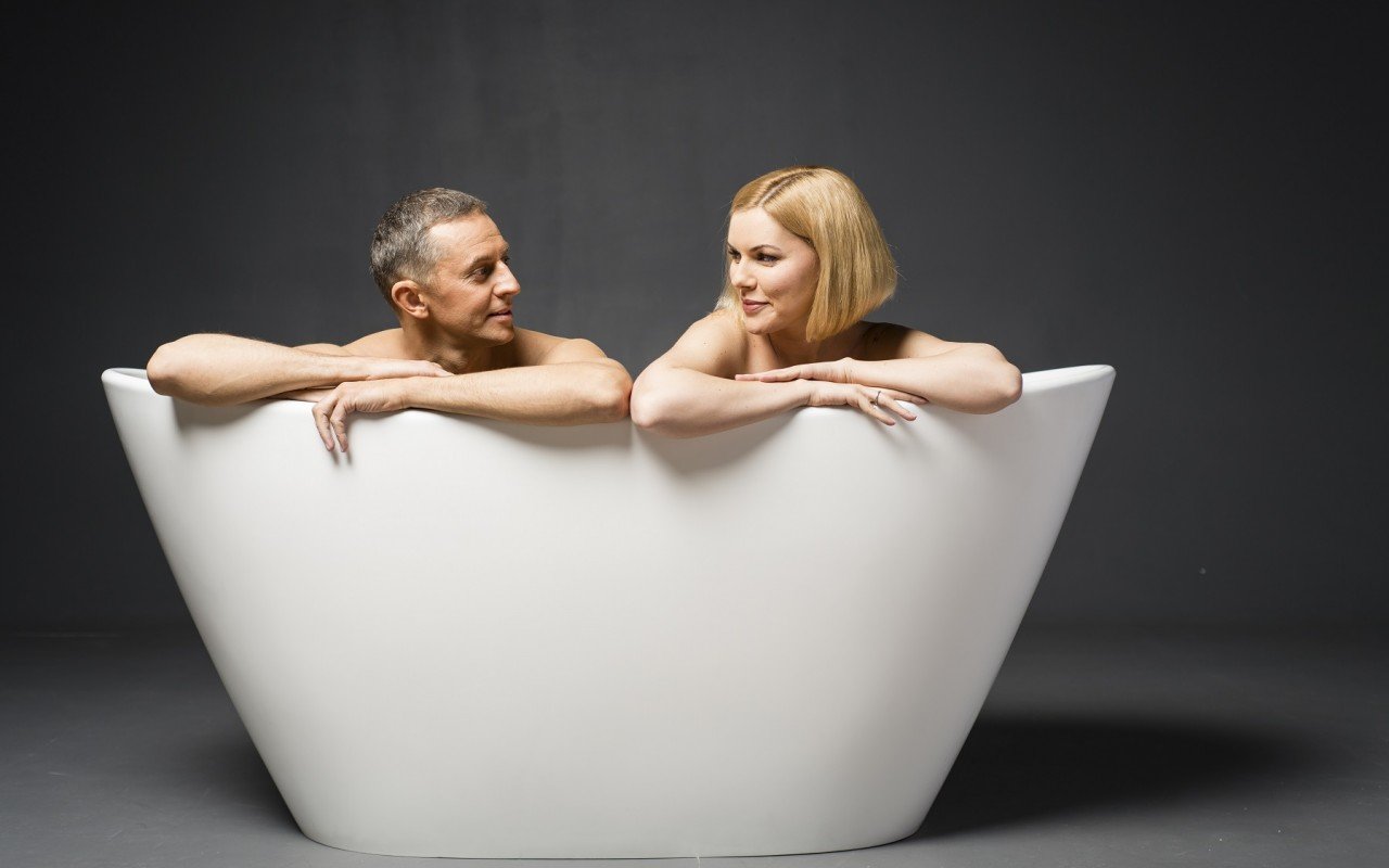 Aquatica Purescape™ 748M Freestanding Solid Surface Bathtub Fine Matte