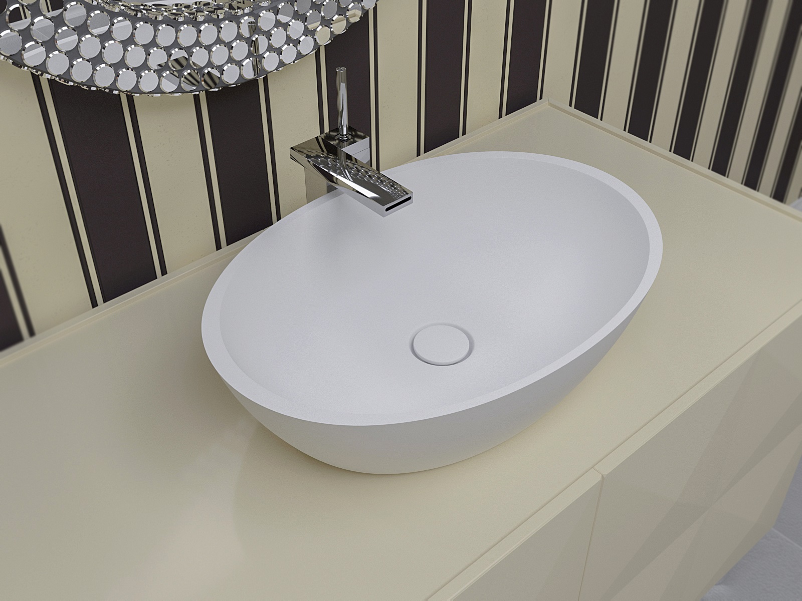 Aquatica Sensuality Whtâ„¢ Stone Vessel Sink
