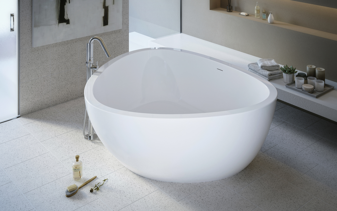 lightweight freestanding tub