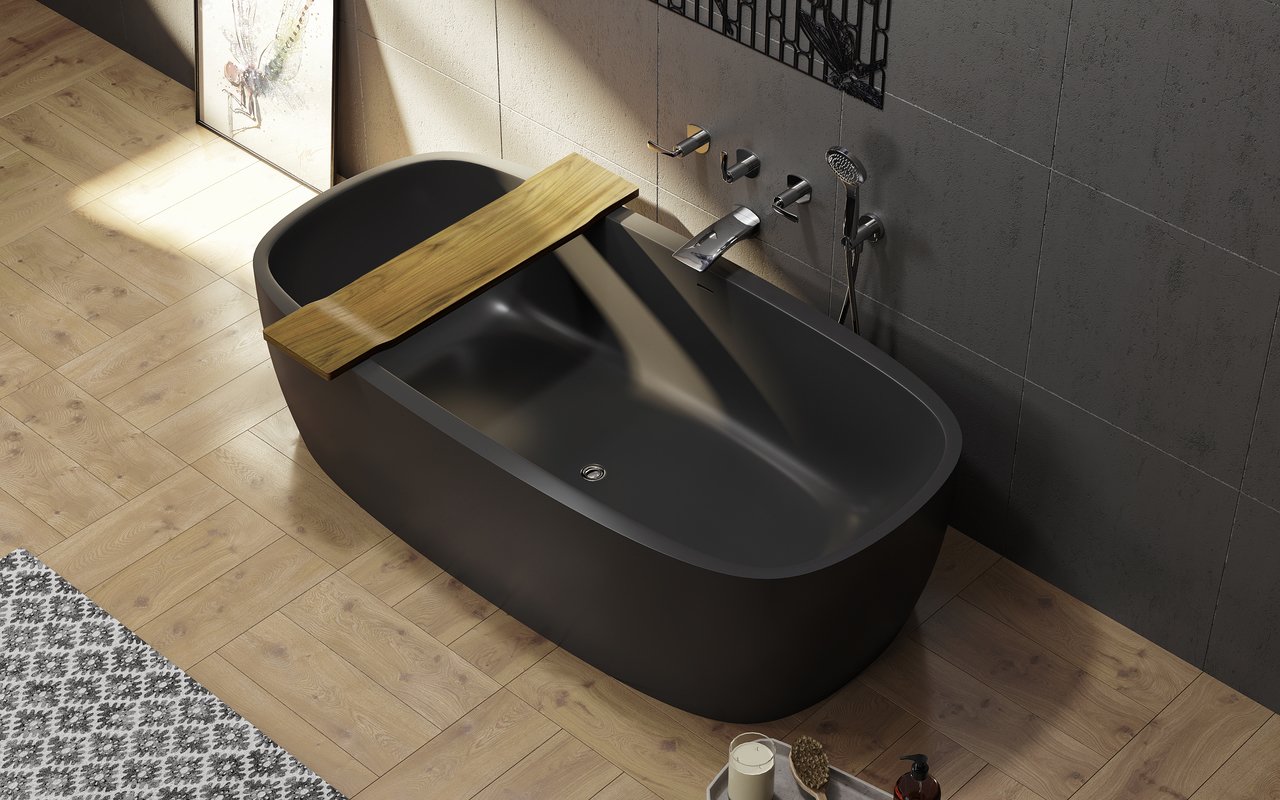 Pacifica Teak Bathtub Tray