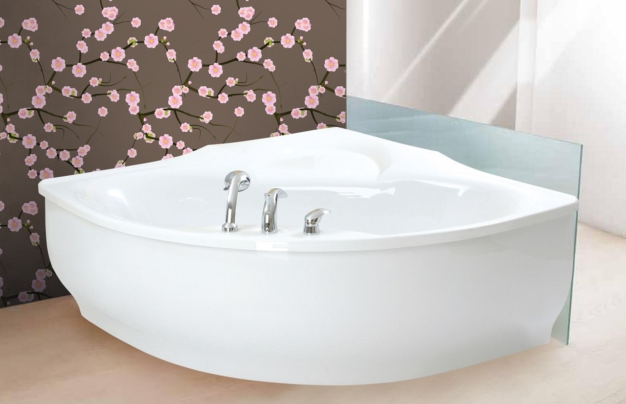 Aquatica PureScape™ 314 Small Corner Acrylic Bathtub Aquatica PureScape™ 314 Small Corner Acrylic Bathtub