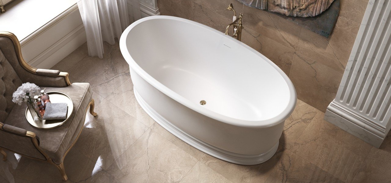 Aphrodite Wht Freestanding Solid Surface Bathtub 04 (600)