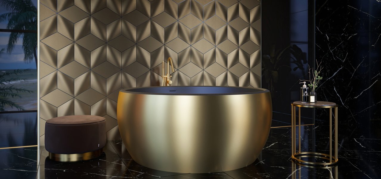 Aquatica Aura Gold Black Round Freestanding Solid Surface Bathtub 01 (web) 600