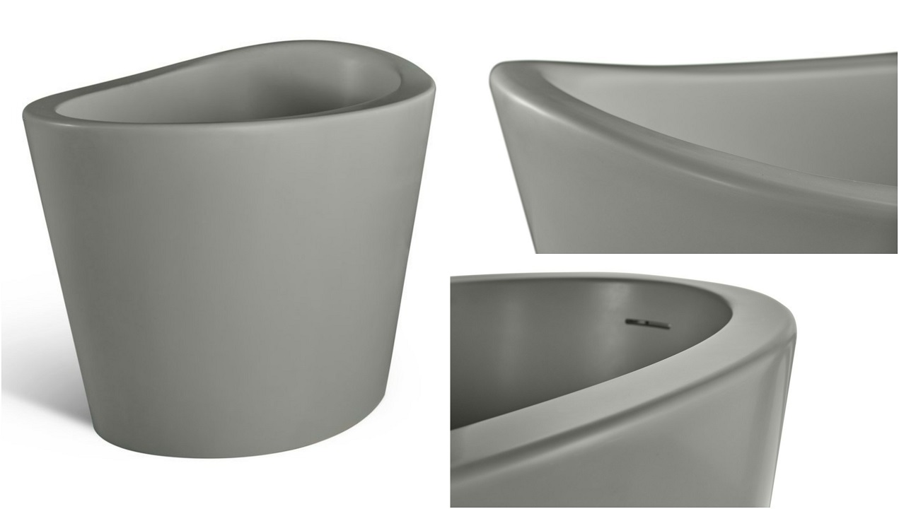 Aquatica True Ofuro Concrete Freestanding Stone Japanese Soaking Bathtub MyCollages(1)