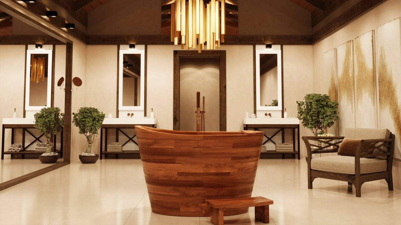 Aquatica TrueOfuro American Walnut Freestanding Wood Bathtub 1 (web) r1 1