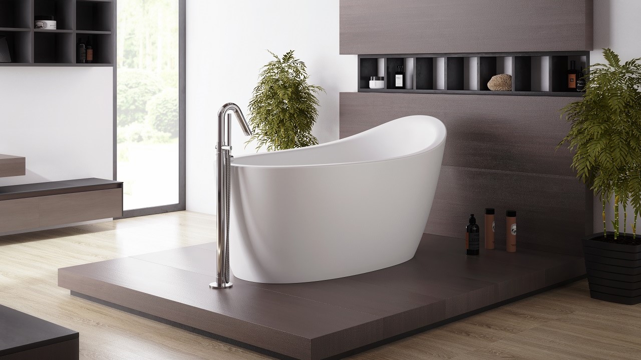 Aquatica Emmanuelle 2 Freestanding Solid Surface Bathtub