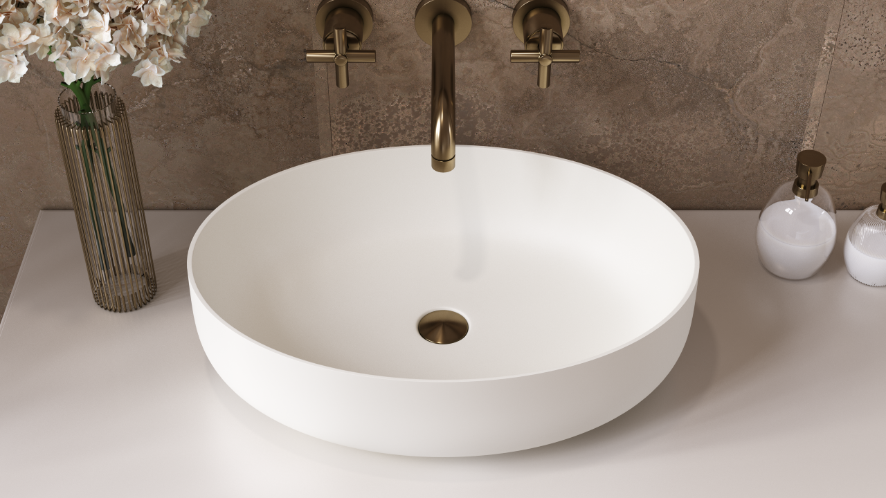 Aquatica Aurora Wht Oval Stone Bathroom Vessel Sink 01 1