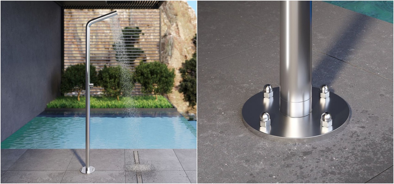 Aquatica Gamma 514 Freestanding Outdoor Shower01 1