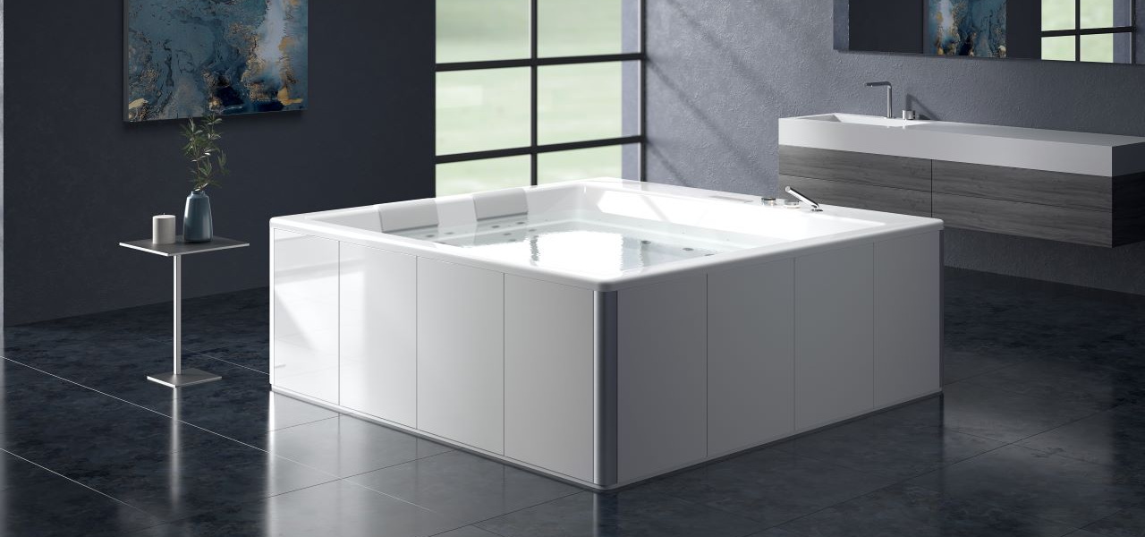 Aquatica Lacus Acrylic Freestanding DurateX Bathtub With White Maridur Composite Panels01 600