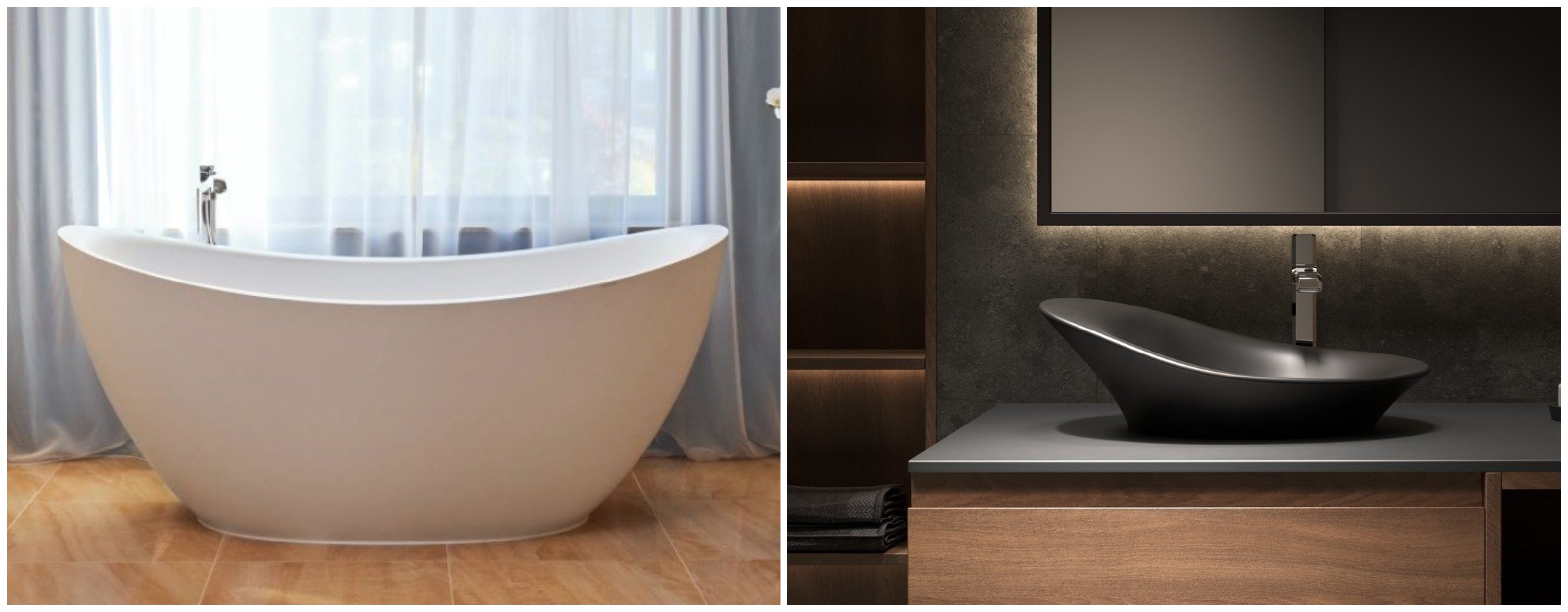 Aquatica Lillian White Freestanding Solid Surface Bathtub04 1