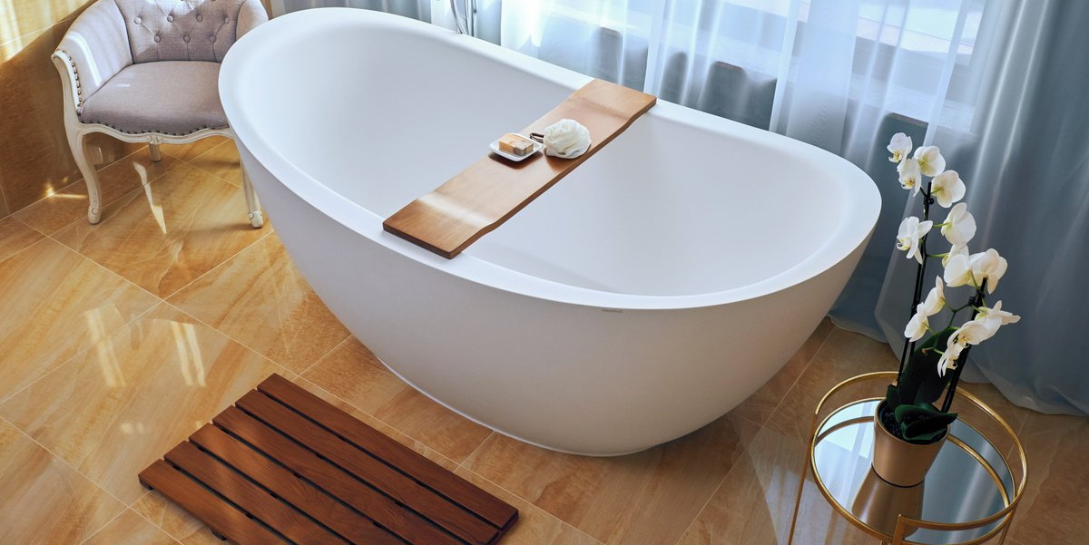 Aquatica Lillian White Freestanding Solid Surface Bathtub DSF8482 600