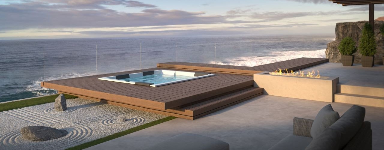 Aquatica Vibe Inground DurateX Spa04