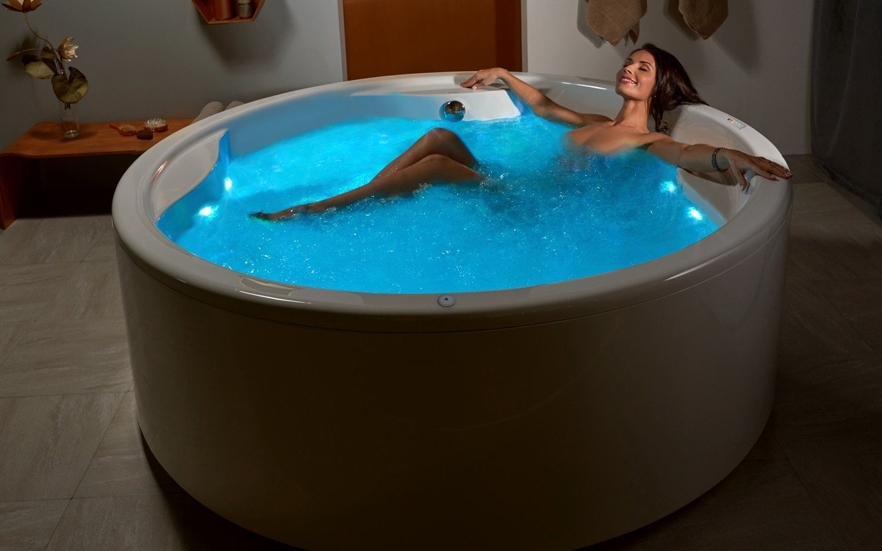 2 Person Corner Jetted Bathtub Spa Massage Therapy Hot Bath Tub