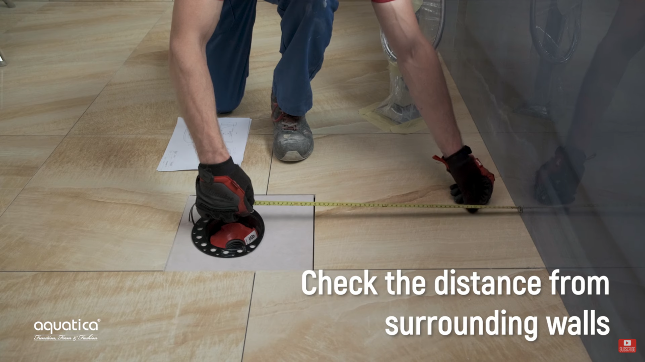 Check the distance from surrounding walls (web)