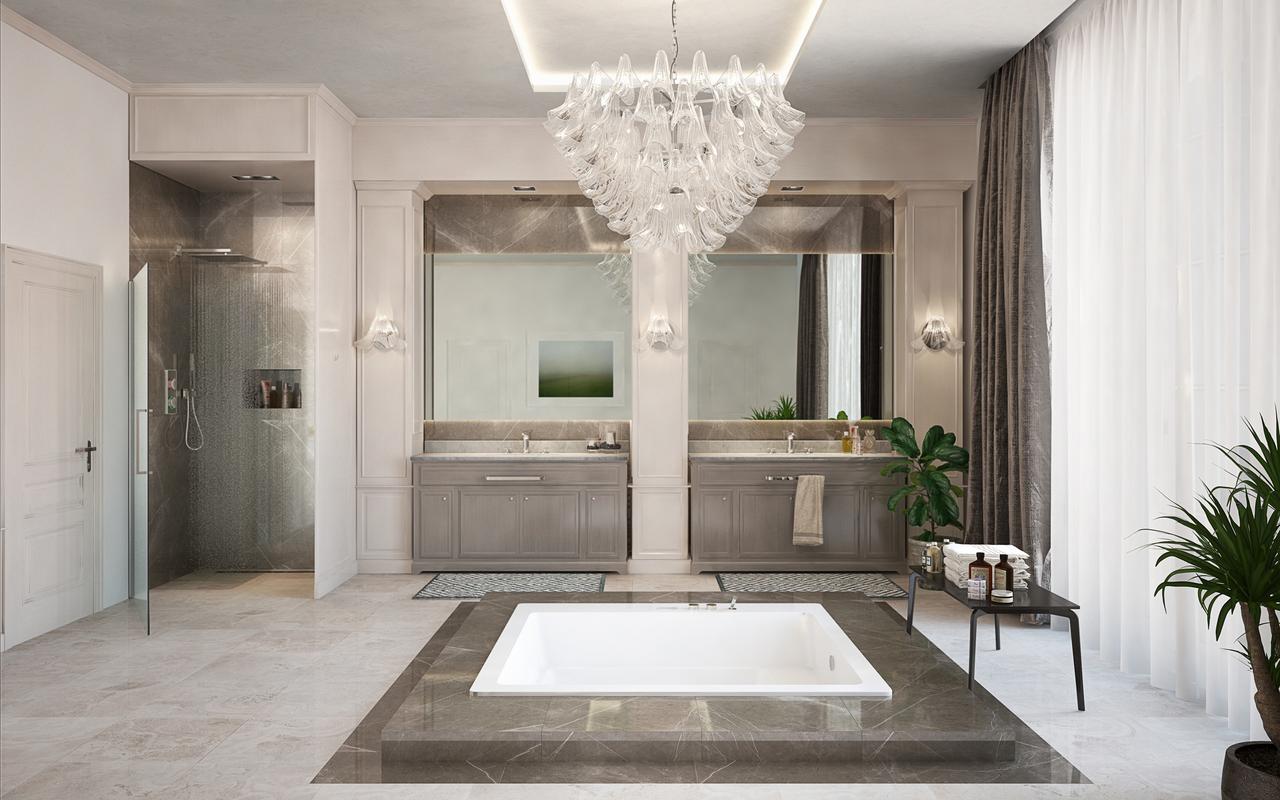 Aquatica Lacus-Wht Drop-In Acrylic Bathtub