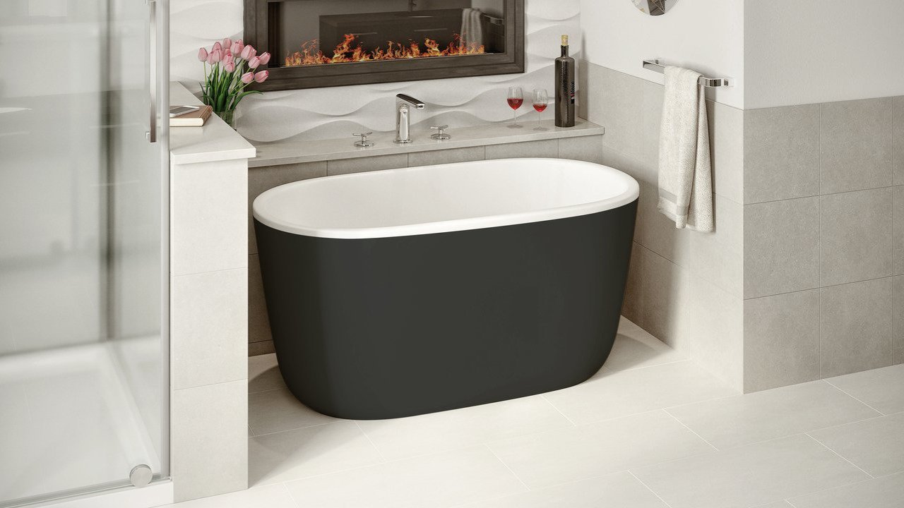 Aquatica Lullaby-Nano Small Freestanding Solid Surface Bathtub