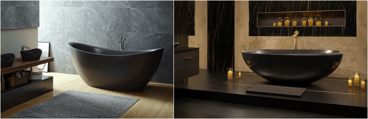 Graphite Black Bathtubs 