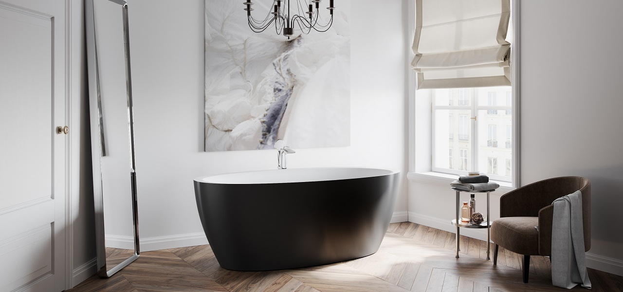 Sensuality Back wht freestanding oval solid surface bathtub by Aquatica (1) 600