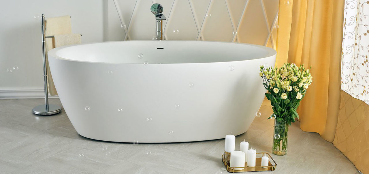 Black & White Enamel Mini Bathtub