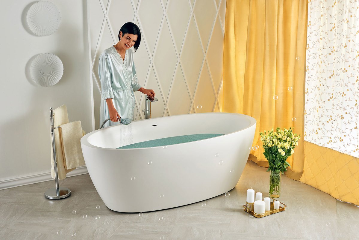 Aquatica Sensuality Freestanding Solid Surface Bathtub