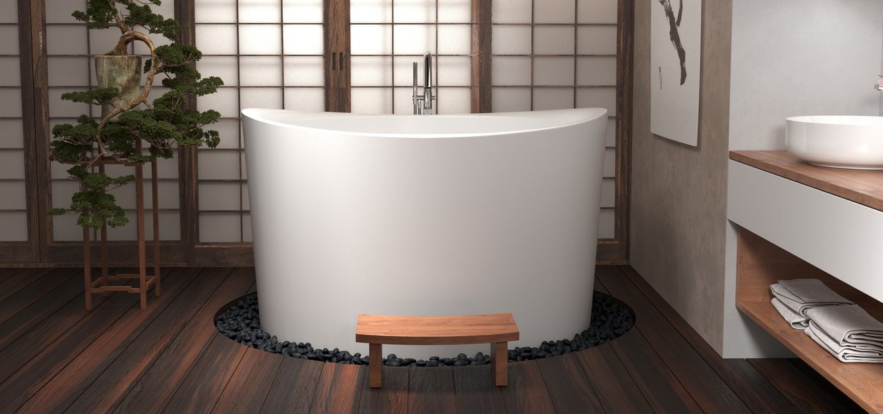 True Ofuro Duo Freestanding Stone Japanese Soaking Bathtub 01 (web) 600