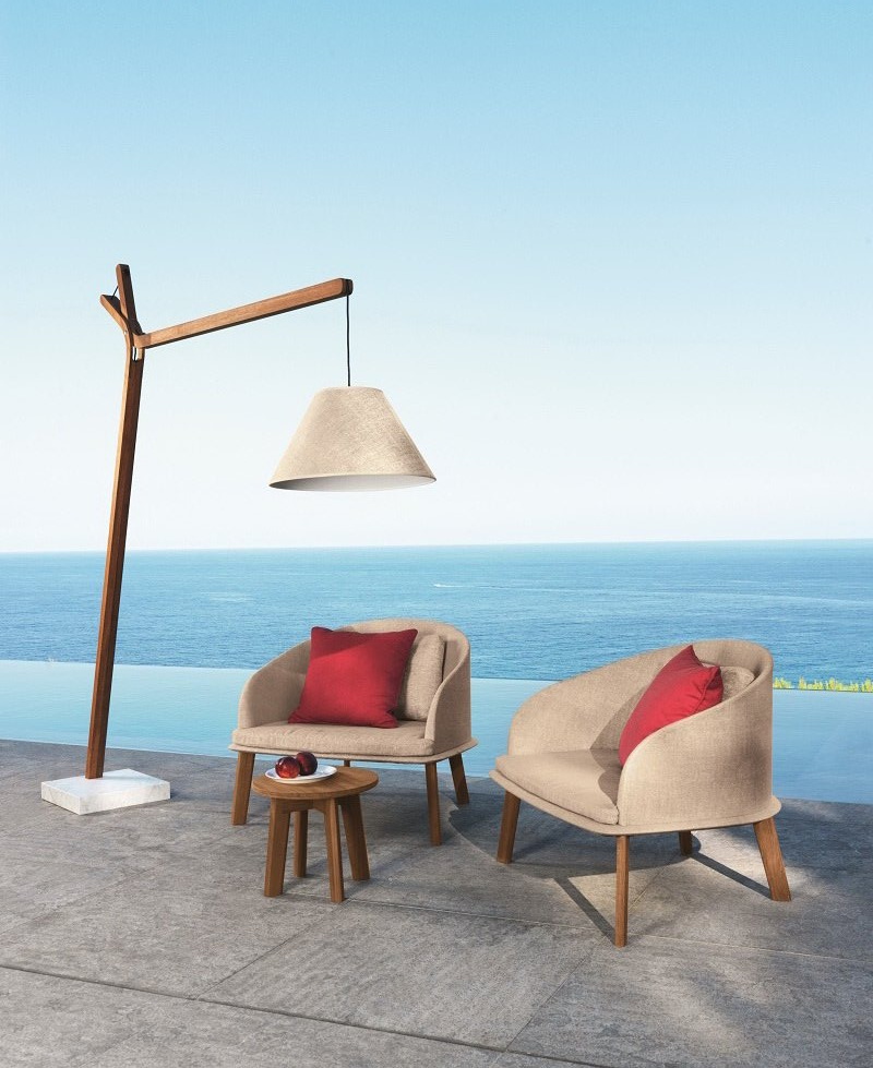 Cleo Outdoor Floor Mounted Lamp by Talenti