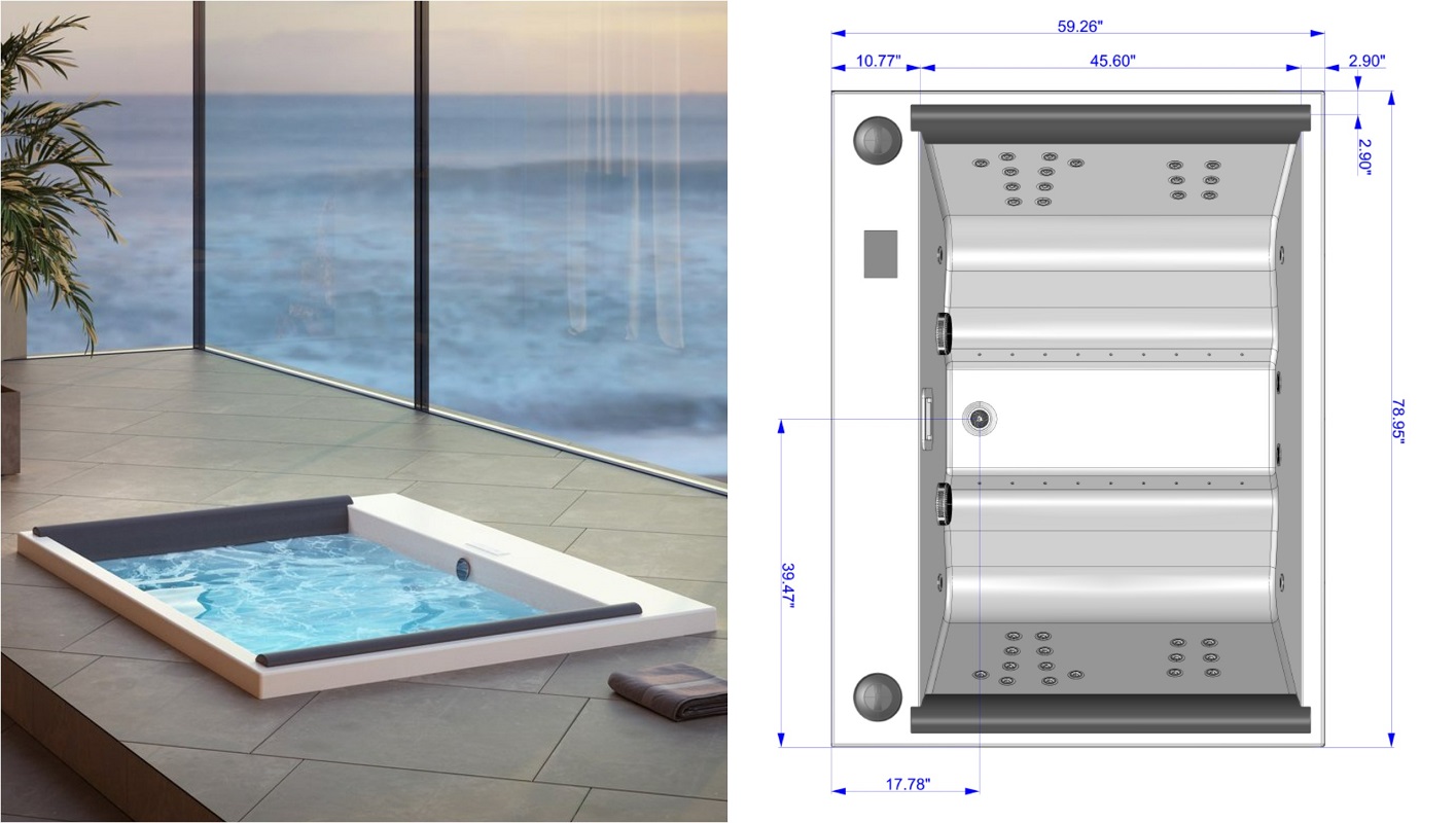 downtown built in hydrorelax pro bathtub MyCollages(9)