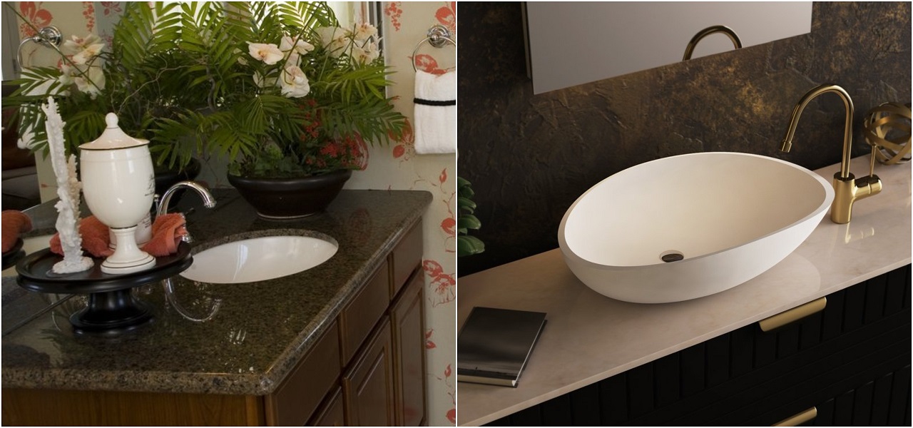 vessel sink versus undermount MyCollages 1